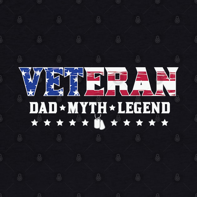 Veteran - Dad Myth Legend by busines_night